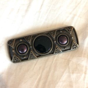 {Vintage} Leslie Block Brooch